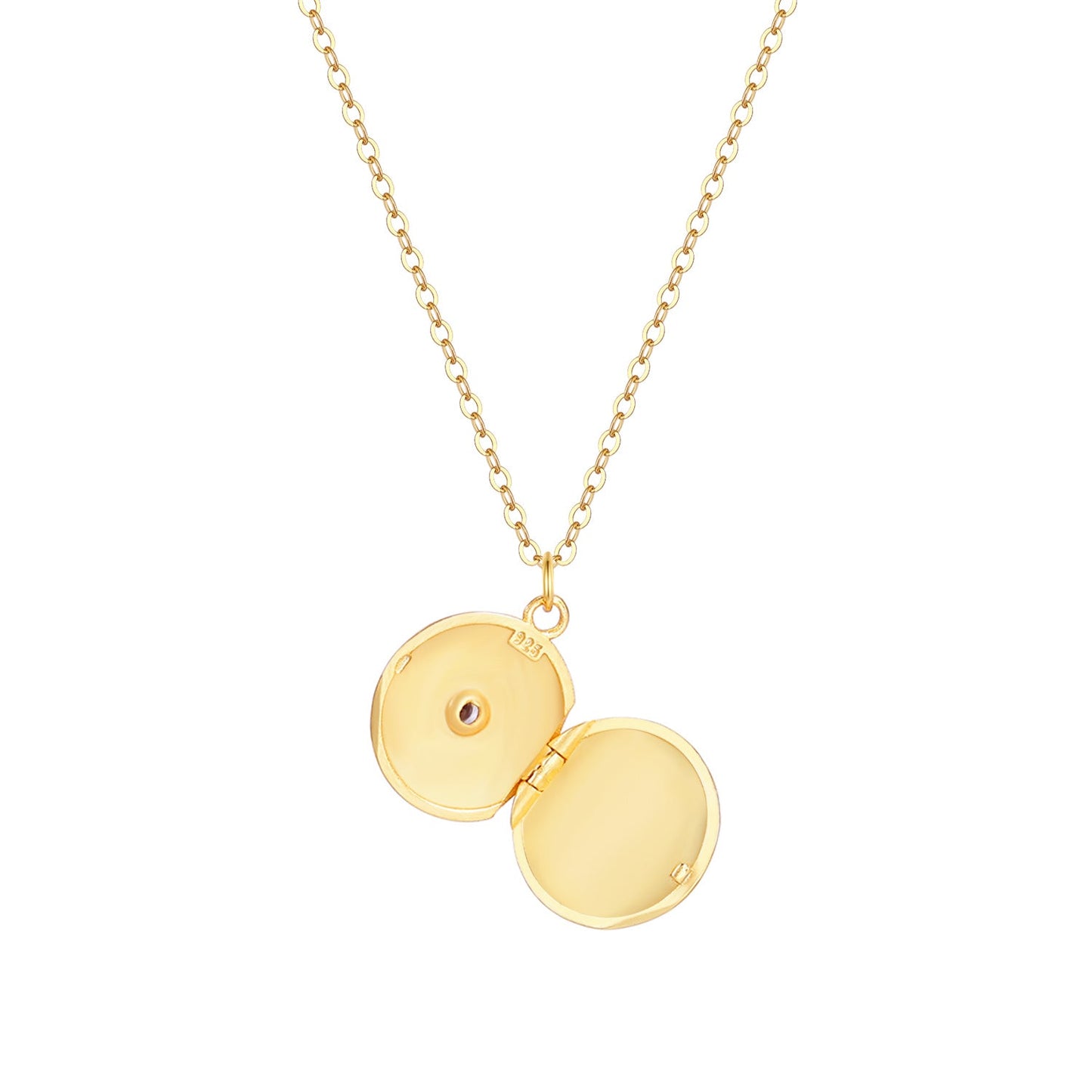 Colar Isabella com medalhão de coração