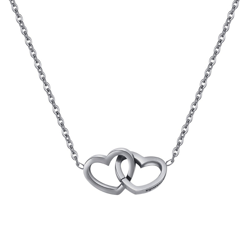 Caixa Colar coração + caixa Rosa - Presente de amor elegante