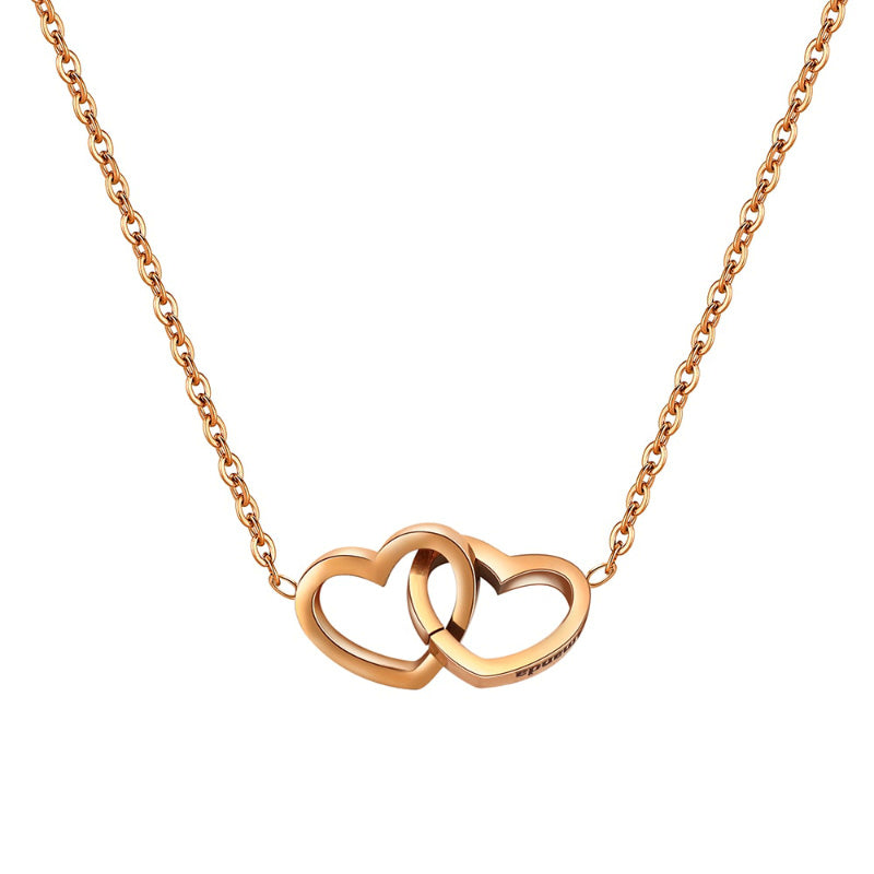 Caixa Colar coração + caixa Rosa - Presente de amor elegante