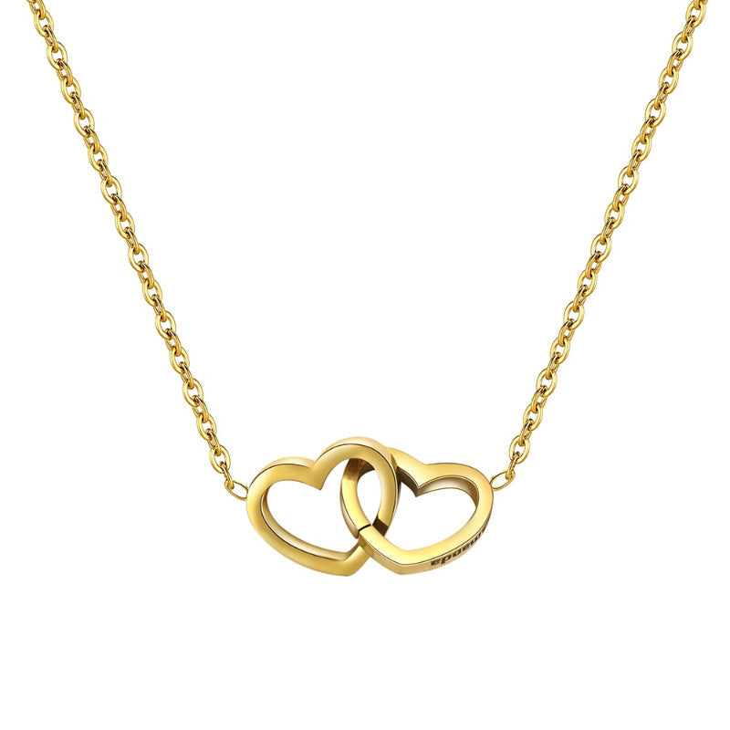 Caixa Colar coração + caixa Rosa - Presente de amor elegante