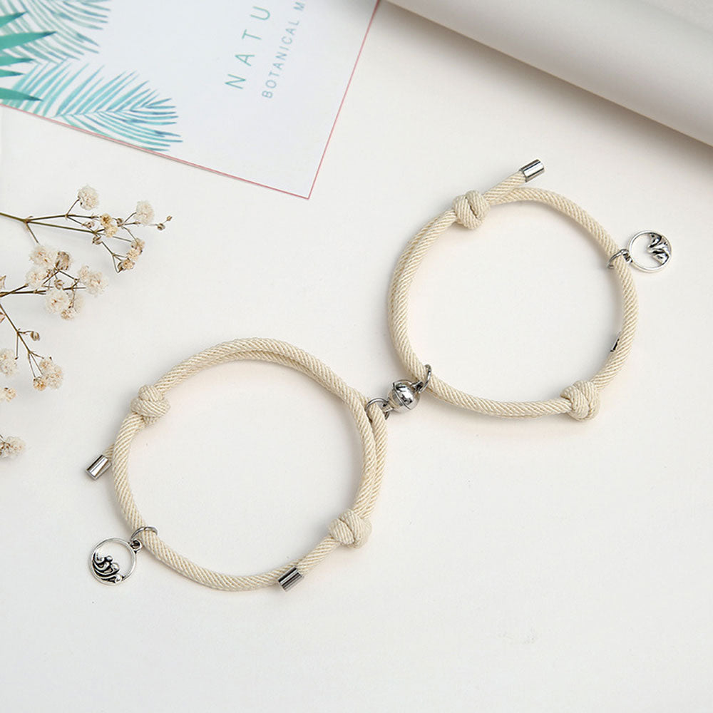 Pulseiras magnéticas para casais - Amor eterno