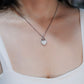 Collier pendentif coeur initiales