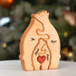 Gepersonaliseerde houten familie puzzel